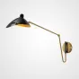 Настенный светильник HILDBORG L83 Brass Black Glossy от ImperiumLoft