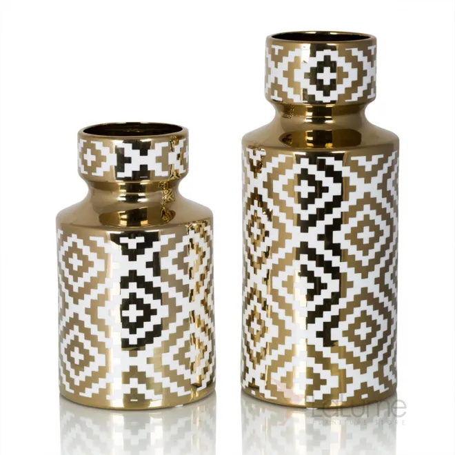 Ваза из керамики Gold Deco от LaLume