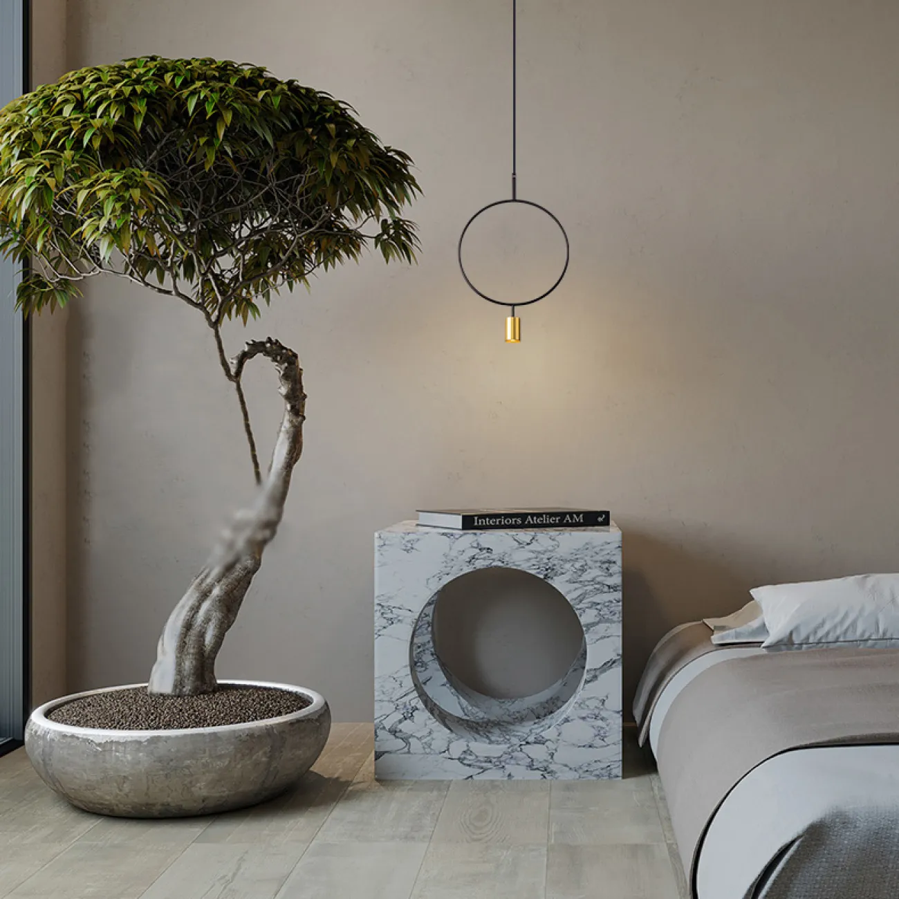 Подвесной светильник HANNIKEN Brass от ImperiumLoft