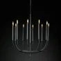 Люстра RH Quenouilles Round Chandelier black