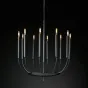 Люстра RH Quenouilles Round Chandelier black