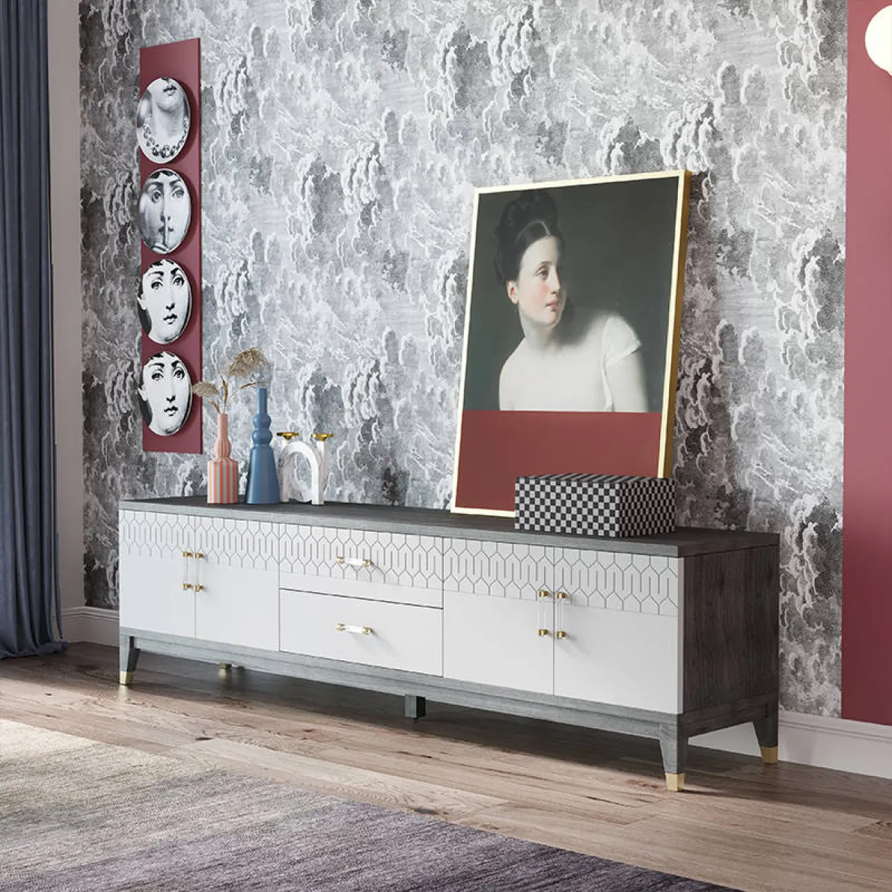 Дизайнерская тумба под TV - LaLume-TV00169 Дизайнерская тумба под TV - LaLume-TV00169