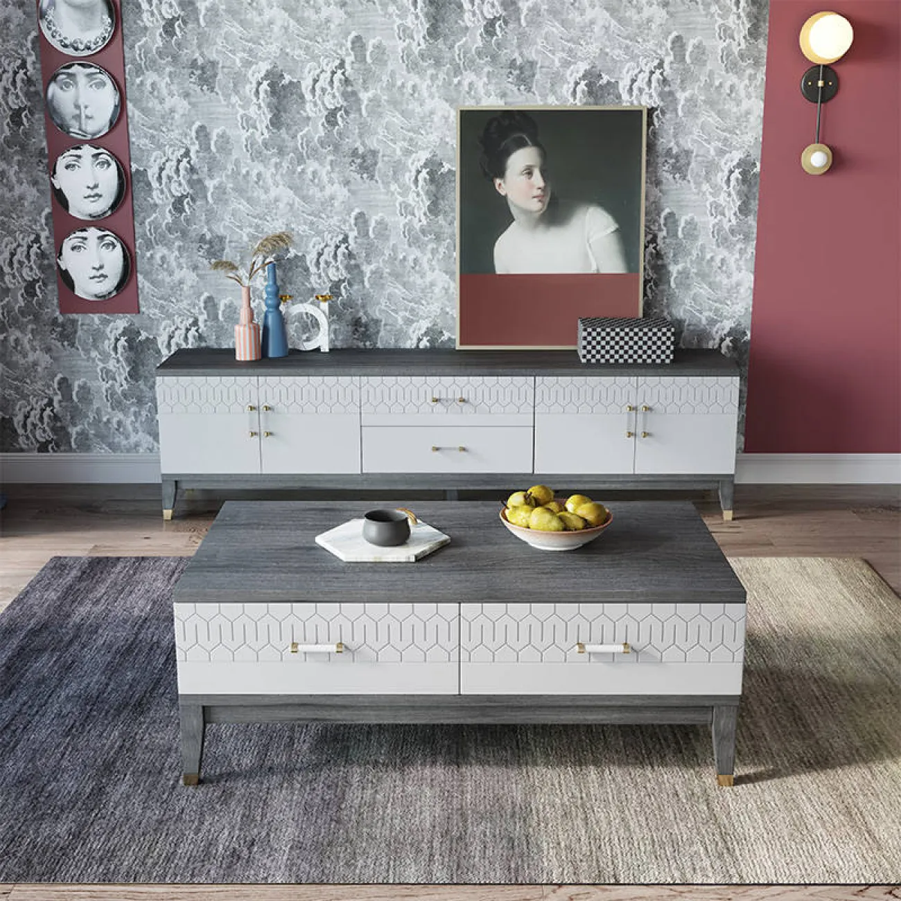 Дизайнерская тумба под TV - LaLume-TV00169 Дизайнерская тумба под TV - LaLume-TV00169