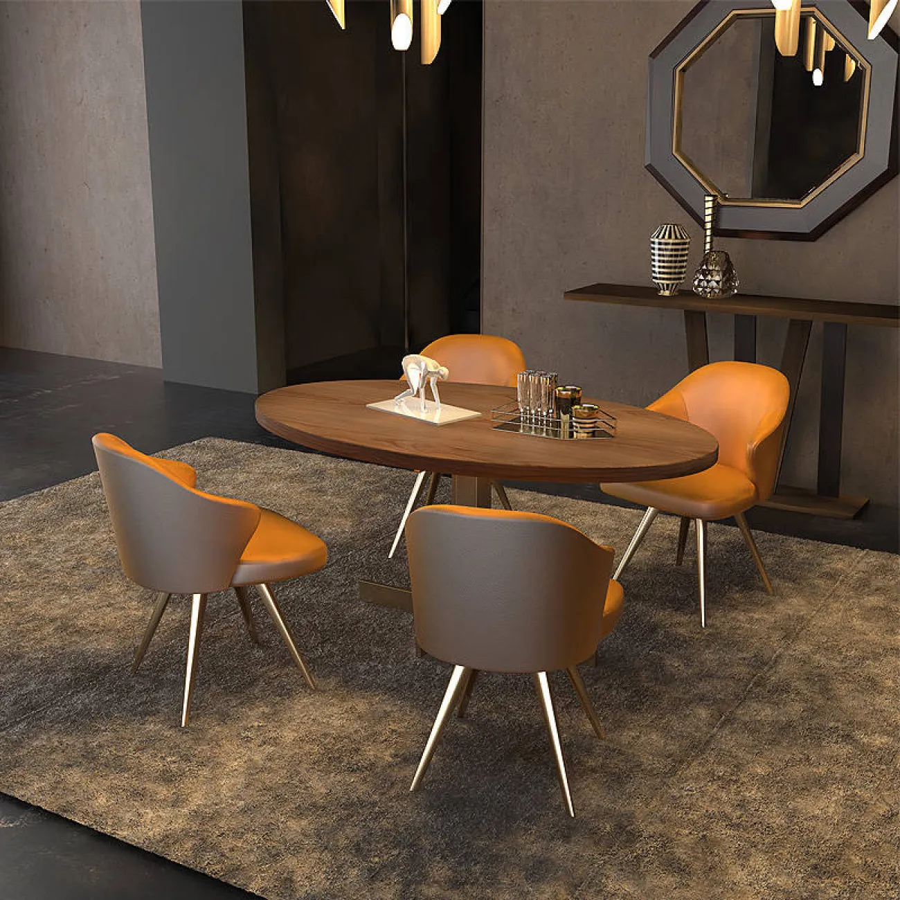 Дизайнерский обеденный стул LaLume-ST00170