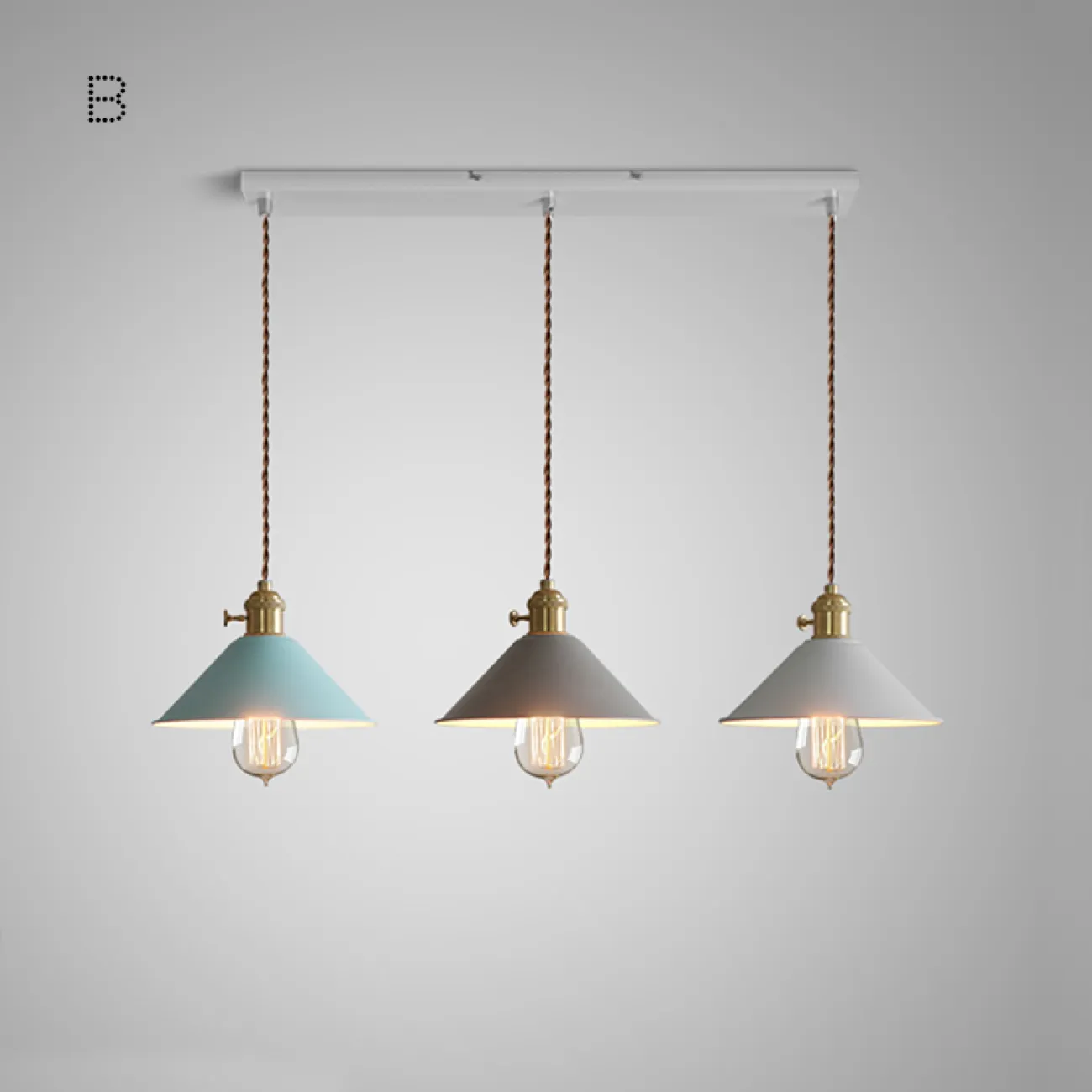 Подвесной светильник BRAID TRIO от ImperiumLoft