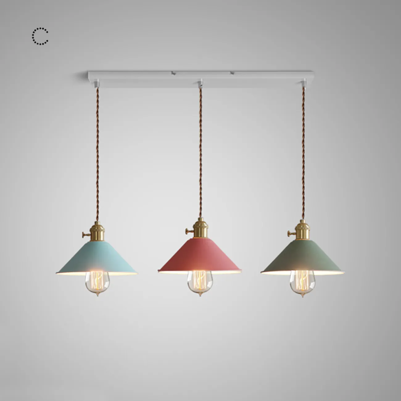 Подвесной светильник BRAID TRIO от ImperiumLoft