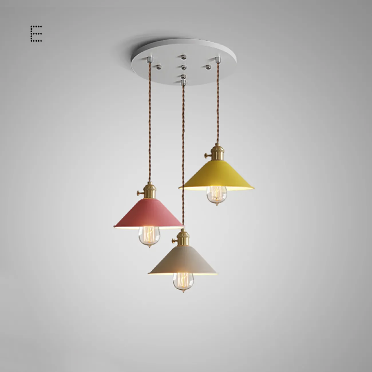 Подвесной светильник BRAID TRIO от ImperiumLoft