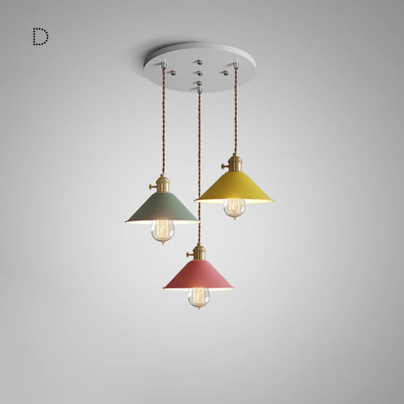 Подвесной светильник BRAID TRIO от ImperiumLoft