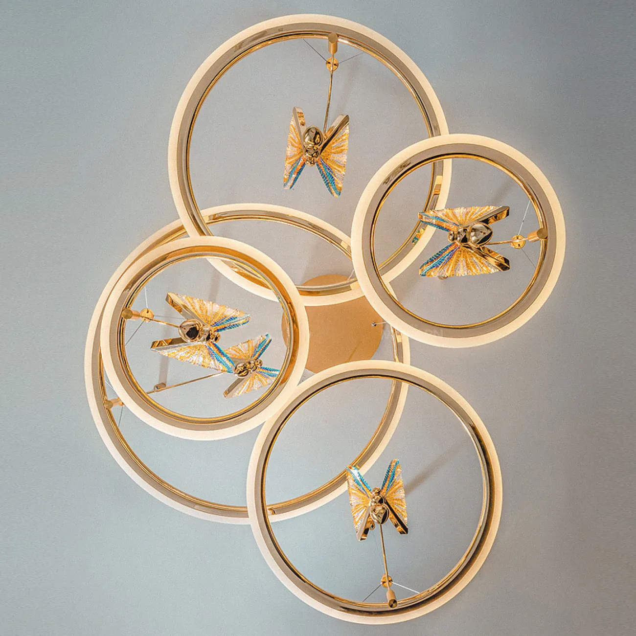 Подвесная люстра AMELIS RING D40 D60 D80 от ImperiumLoft