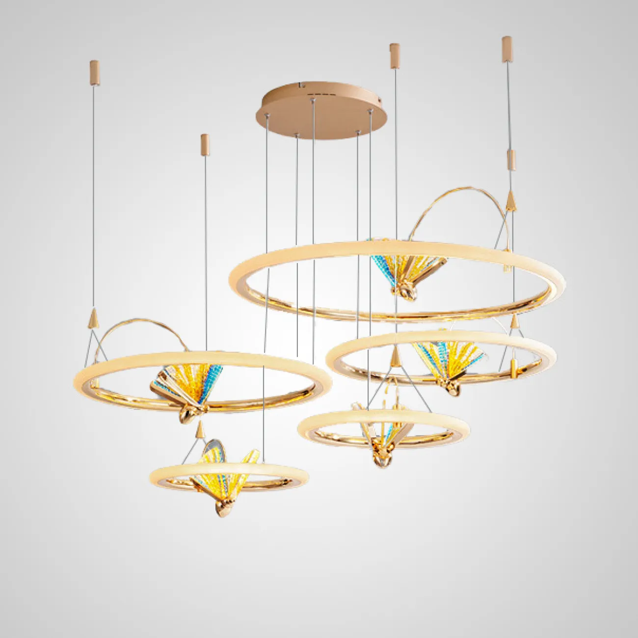 Подвесная люстра AMELIS RING D40 D60 D80 от ImperiumLoft