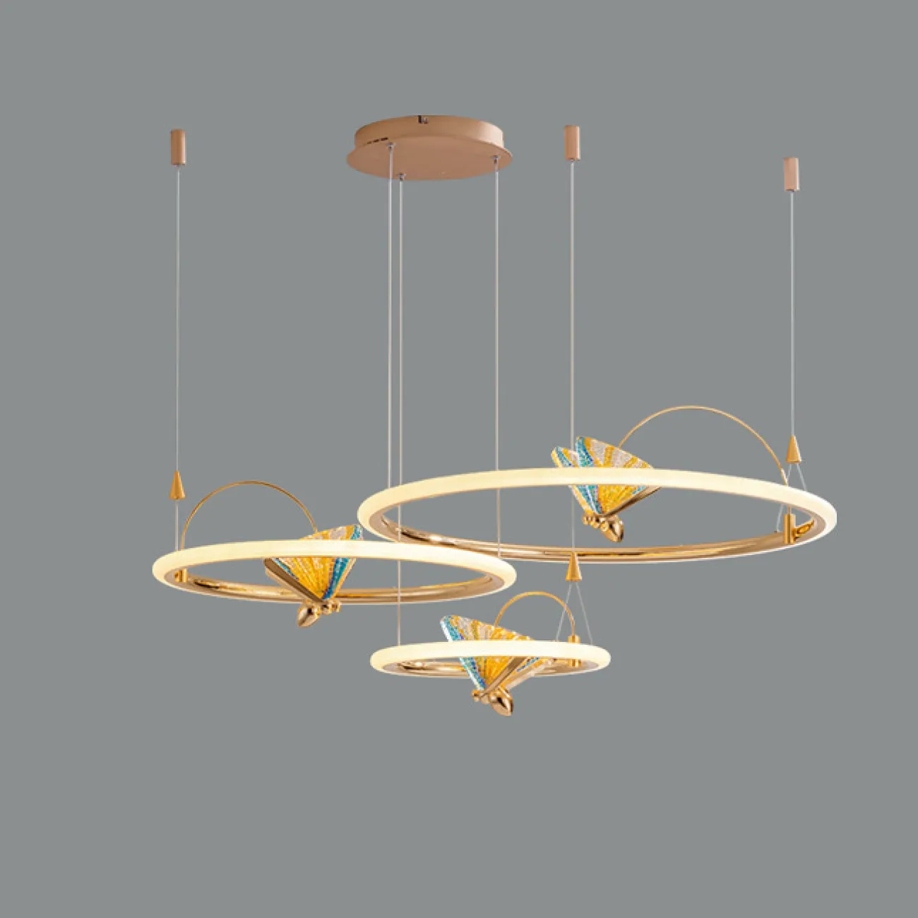 Подвесная люстра AMELIS RING D40 D60 D80 от ImperiumLoft