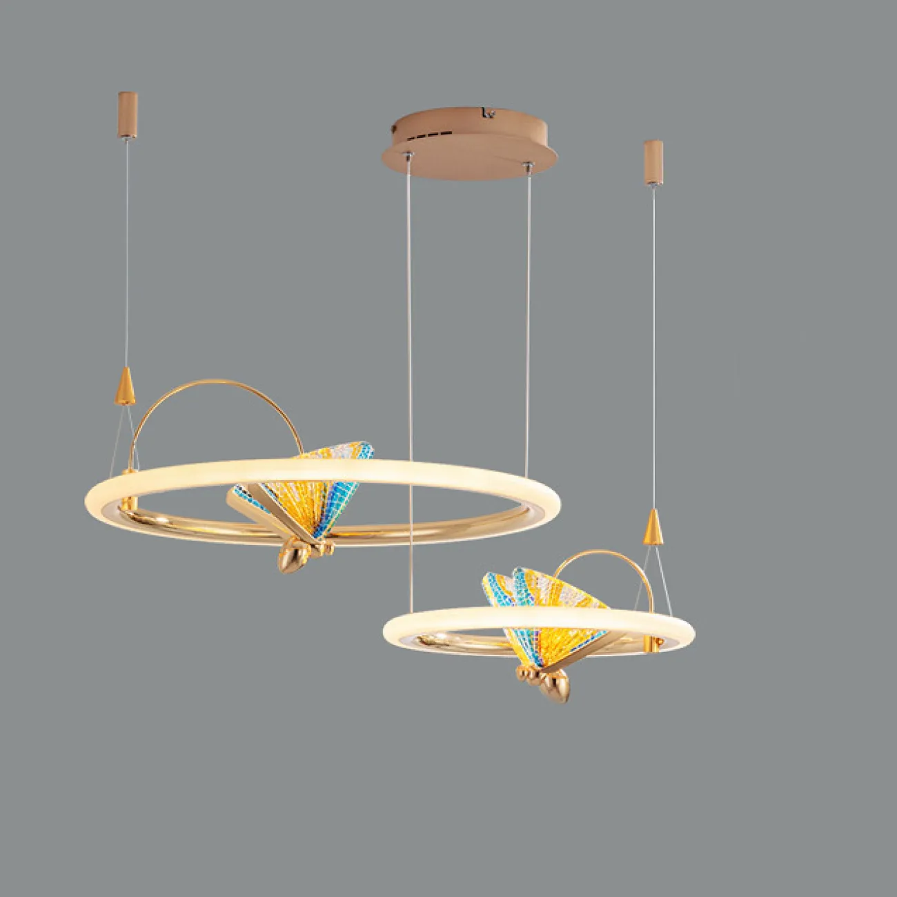 Подвесная люстра AMELIS RING D40 D60 D80 от ImperiumLoft