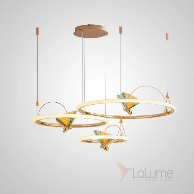 Подвесная люстра AMELIS RING D40 D60 D80 от ImperiumLoft