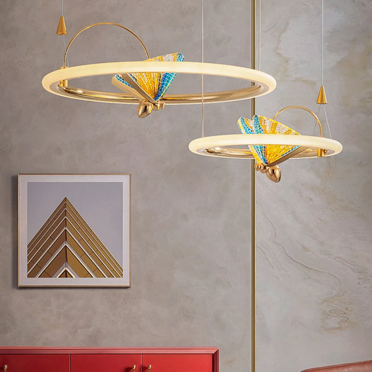 Подвесная люстра AMELIS RING D40 D40 D60 D60 D80 от ImperiumLoft