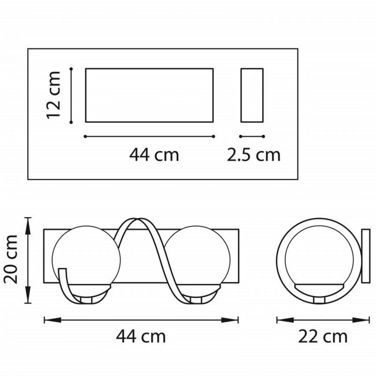 Бра COSMINE WALL от ImperiumLoft