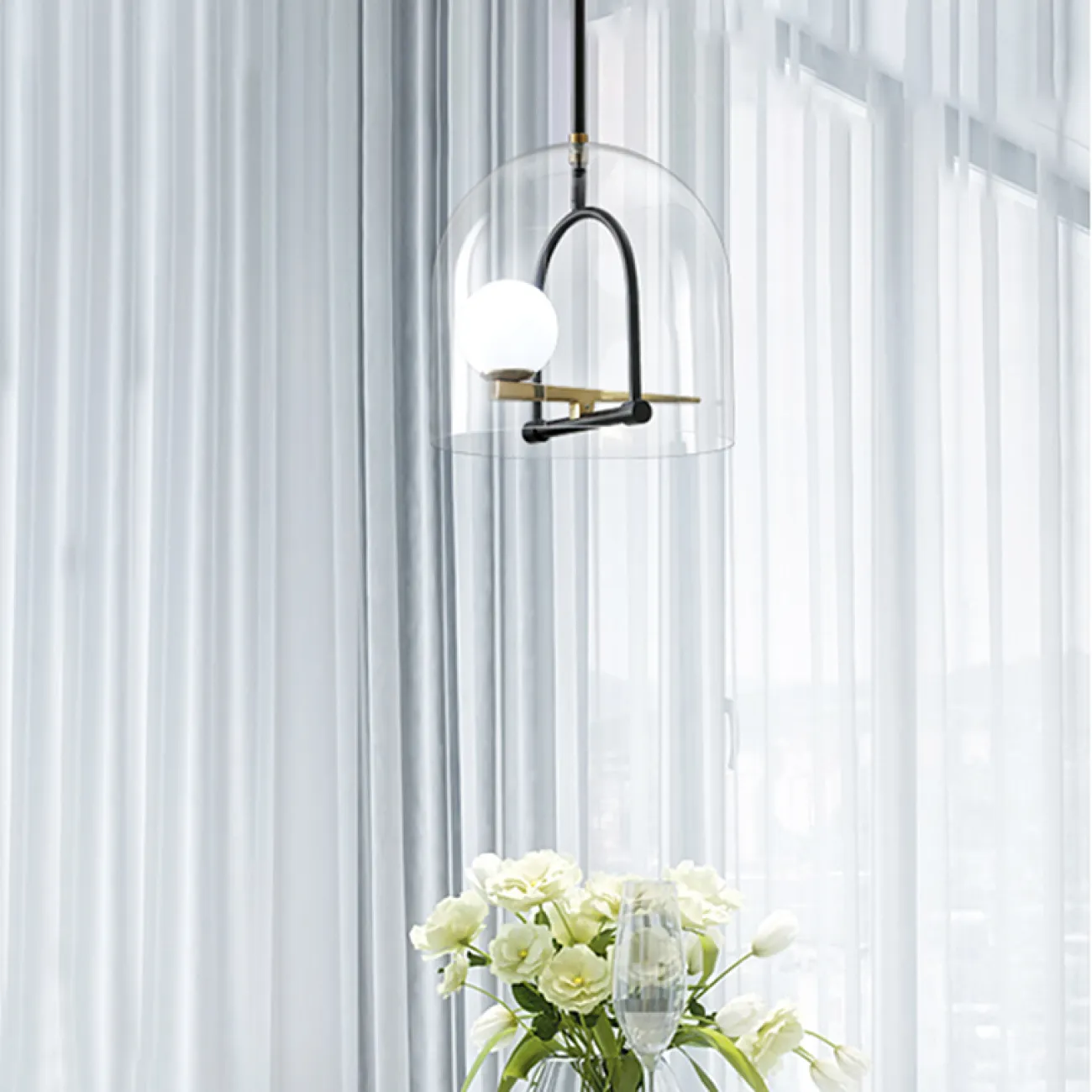 Подвесной светильник Yanzi LED Suspension Pendant Light от ImperiumLoft