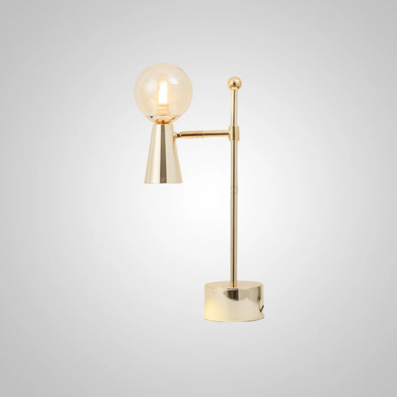 Настольная лампа ABELINA TAB Black Amber от ImperiumLoft