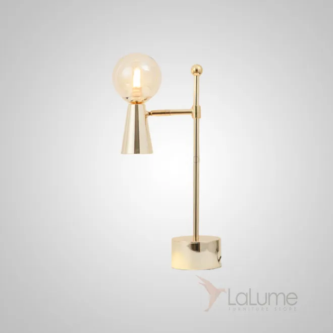 Настольная лампа ABELINA TAB Gold Amber от ImperiumLoft