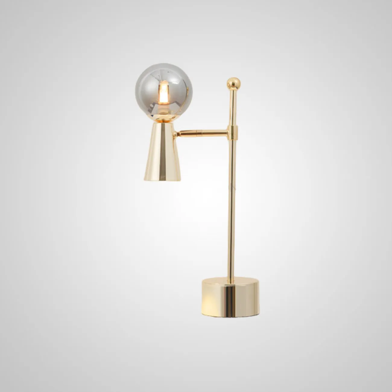 Настольная лампа ABELINA TAB Black Amber от ImperiumLoft