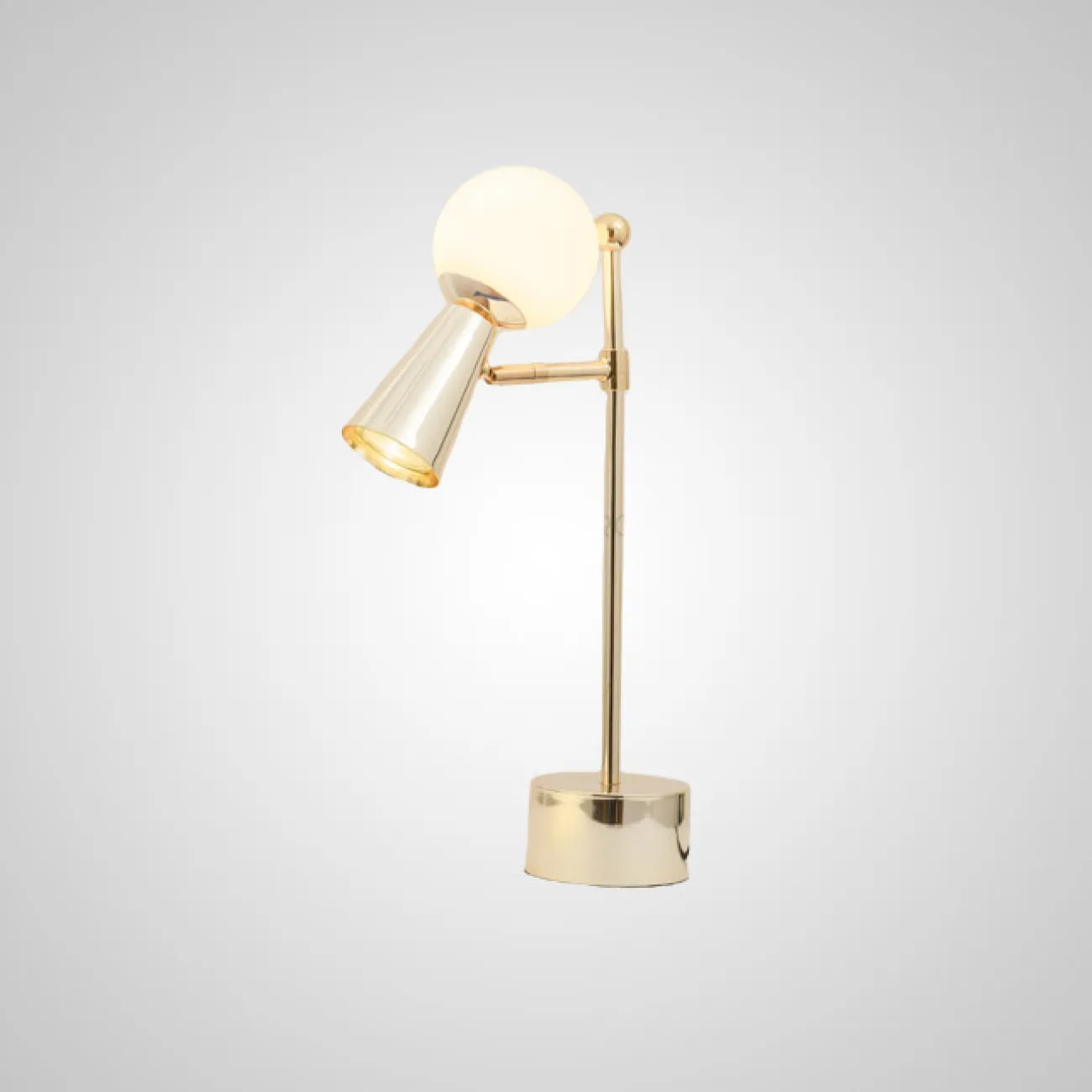 Настольная лампа ABELINA TAB Black Amber от ImperiumLoft