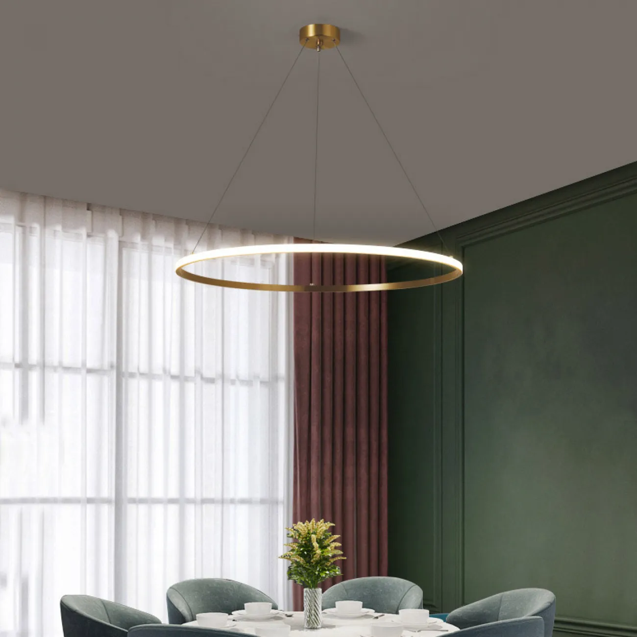 Подвесная люстра ABEL B D90 от ImperiumLoft