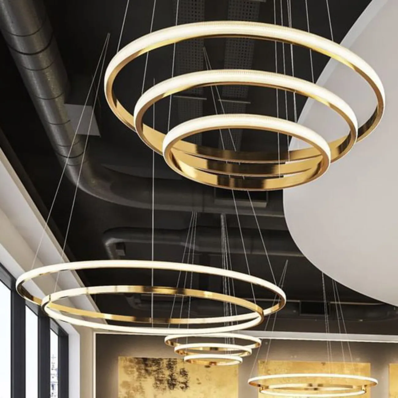 Подвесная люстра ABEL B D40 от ImperiumLoft