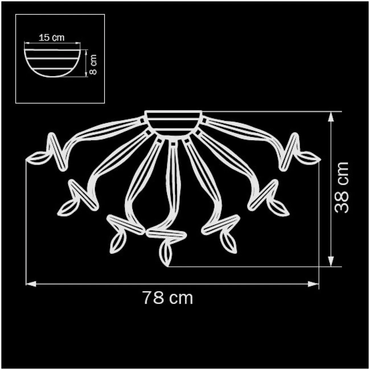 Потолочная люстра JELLY от ImperiumLoft
