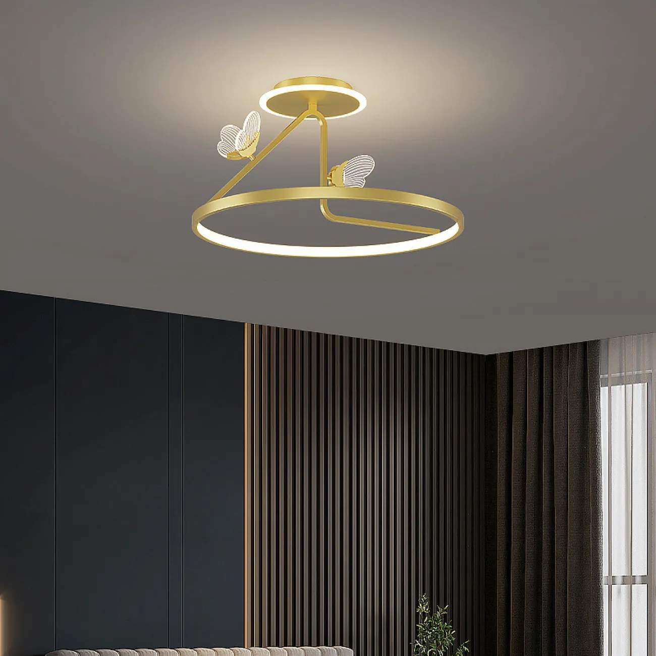 Потолочная люстра BABETTA CH E D50 Brass 4000К от ImperiumLoft