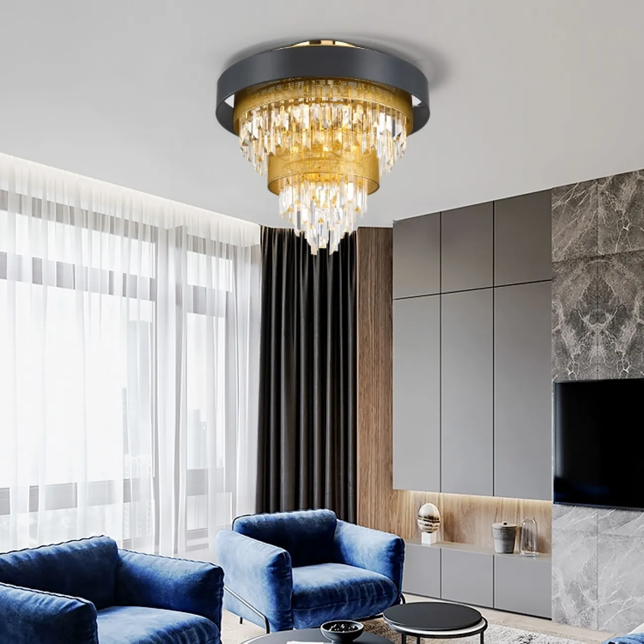 Потолочная люстра ALSING C от ImperiumLoft