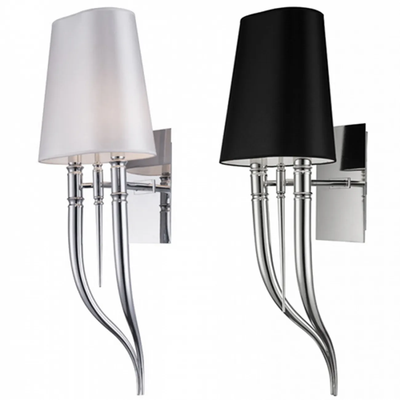 Настенный светильник Crystal Light Brunilde Ipe Cavalli H92 Silver/White от ImperiumLoft