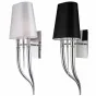 Настенный светильник Crystal Light Brunilde Ipe Cavalli H92 Silver/White от ImperiumLoft