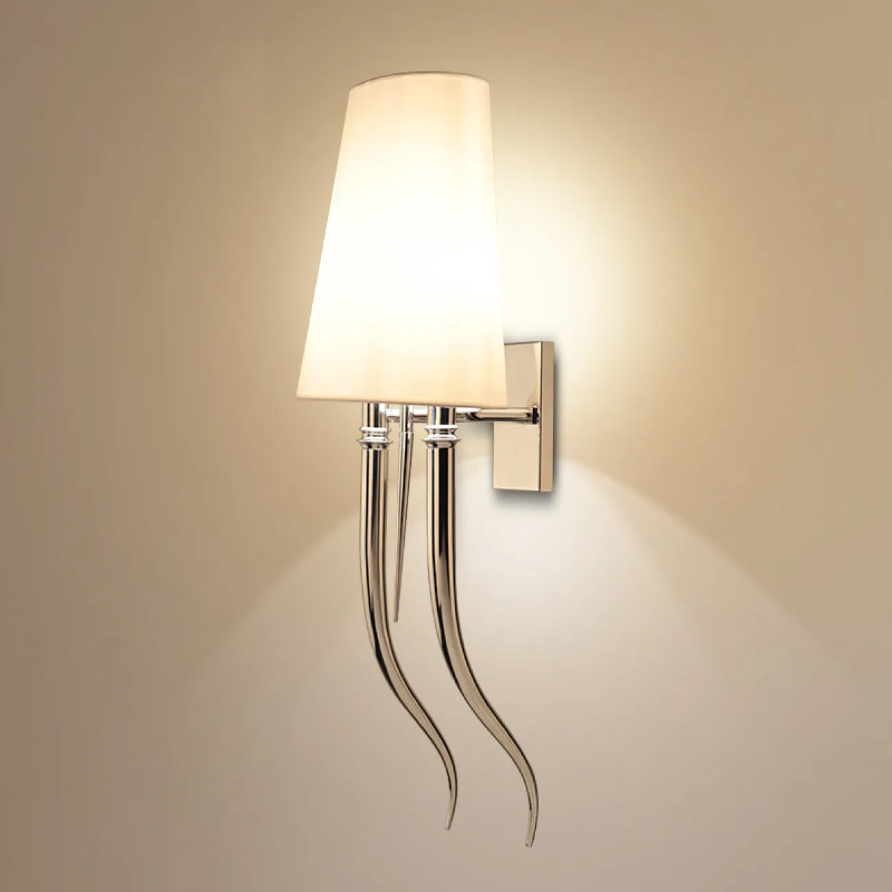 Настенный светильник Crystal Light Brunilde Ipe Cavalli H92 Silver/White от ImperiumLoft