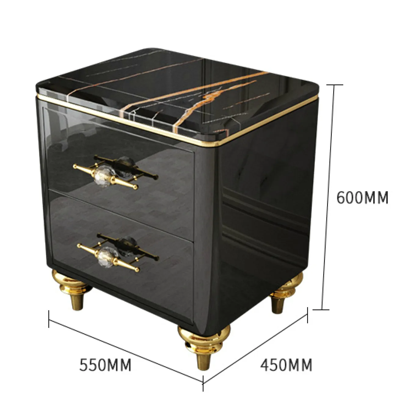 Дизайнерская прикроватная тумба LaLume-TT00109 Дизайнерская прикроватная тумба LaLume-TT00109