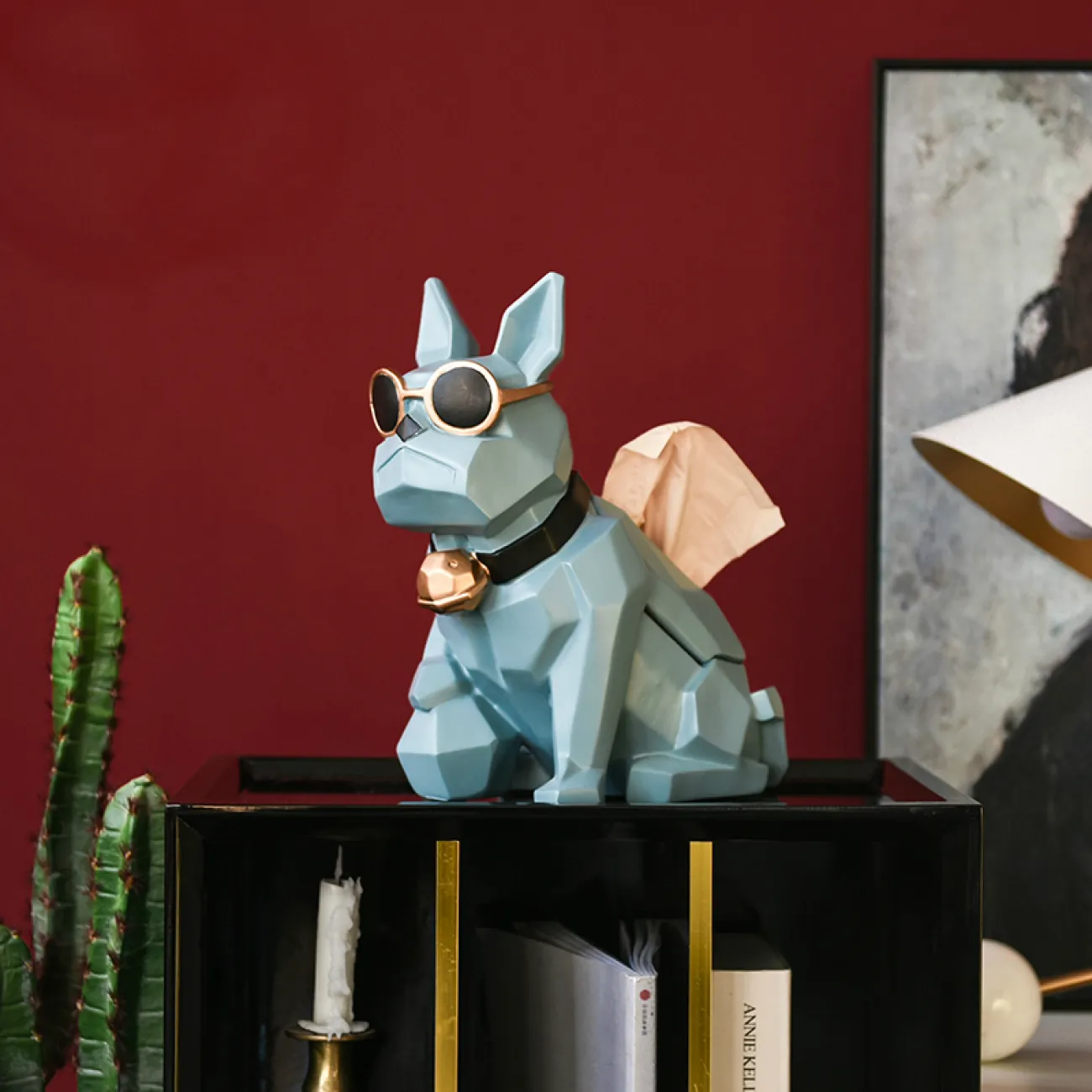 Дизайнерская скульптура собаки LaLume-SKT00118