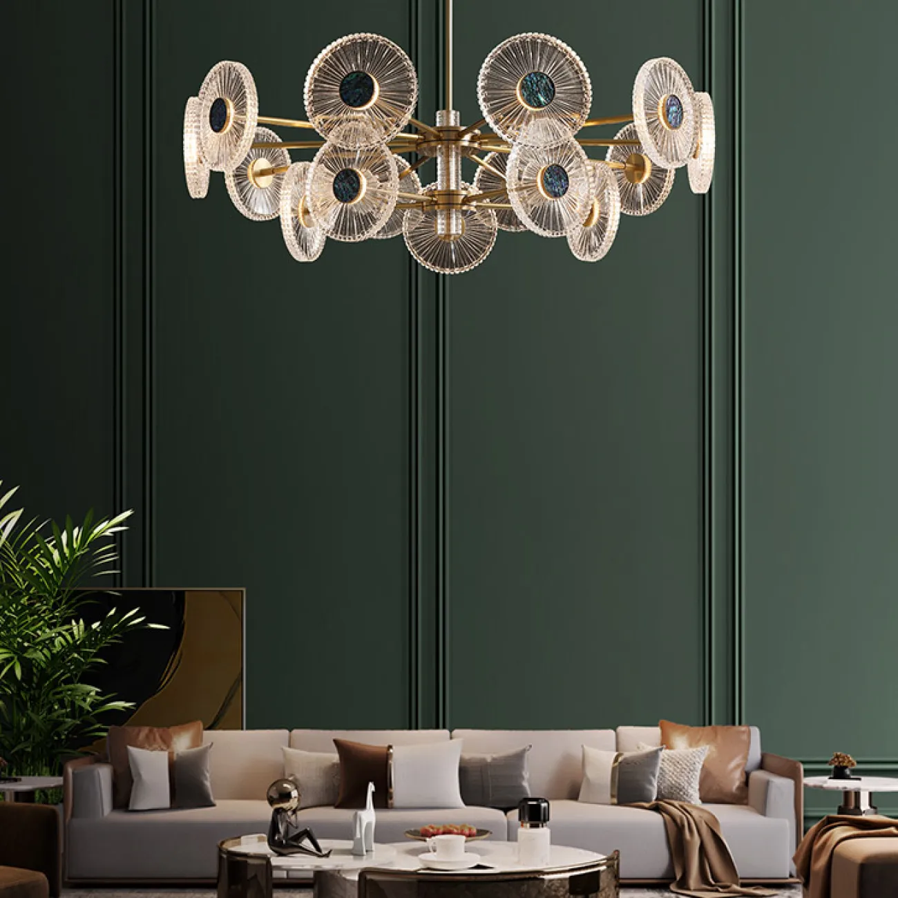 Потолочная люстра ROSEMARY B L10 от ImperiumLoft