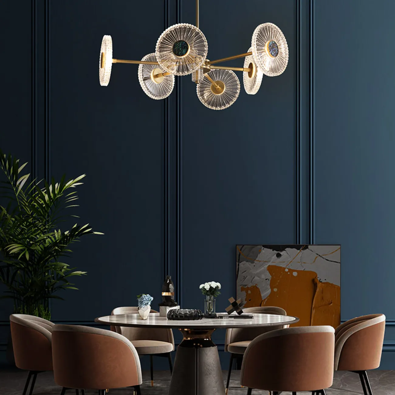 Потолочная люстра ROSEMARY B L10 от ImperiumLoft