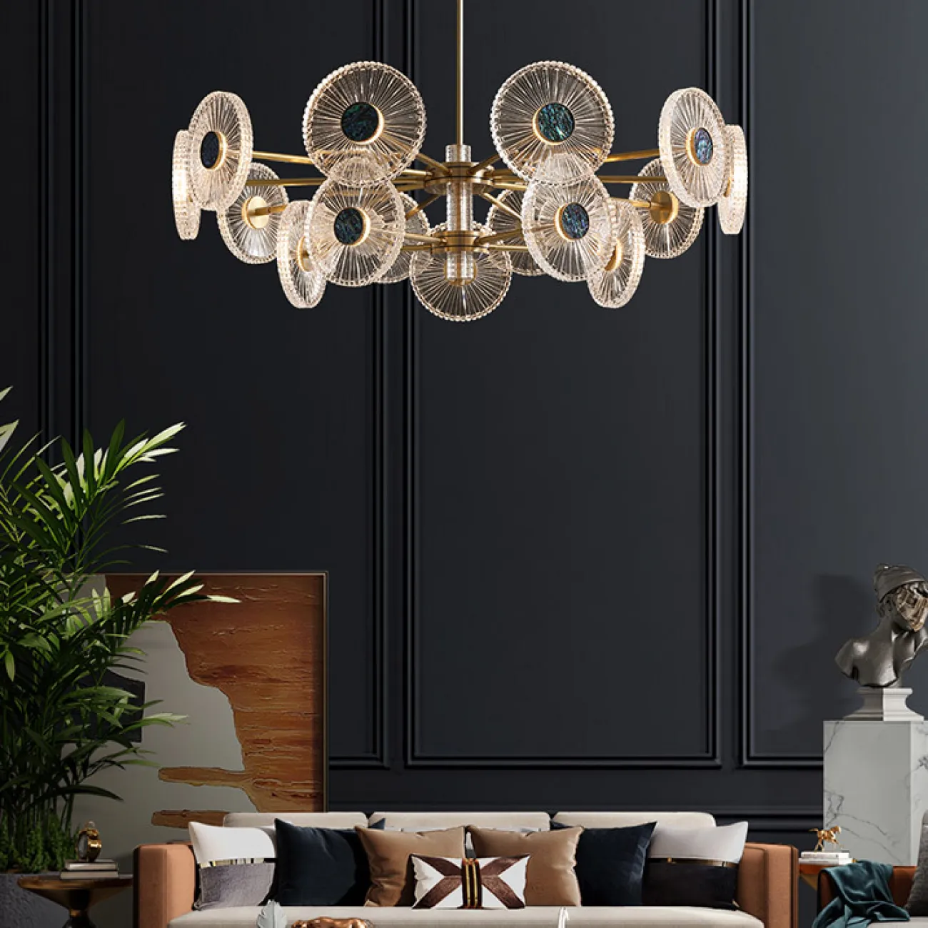 Потолочная люстра ROSEMARY B L10 от ImperiumLoft