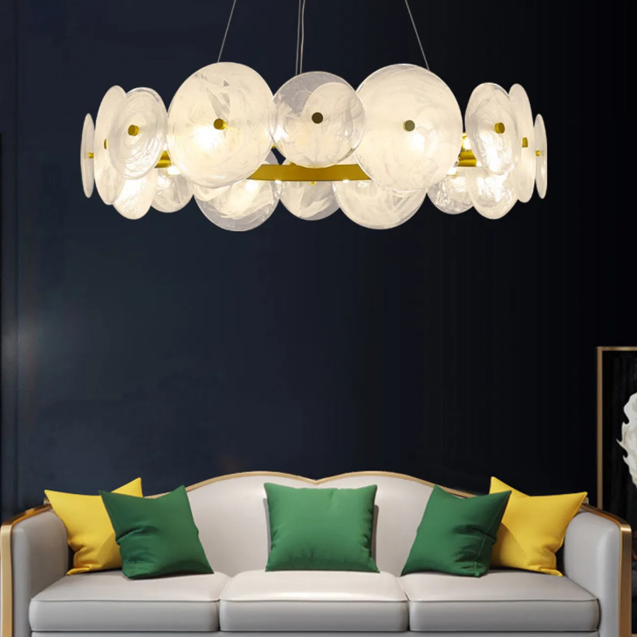 Подвесная люстра CLARA WHITE D80 от ImperiumLoft