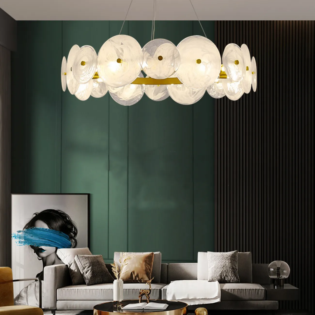 Подвесная люстра CLARA WHITE D80 от ImperiumLoft