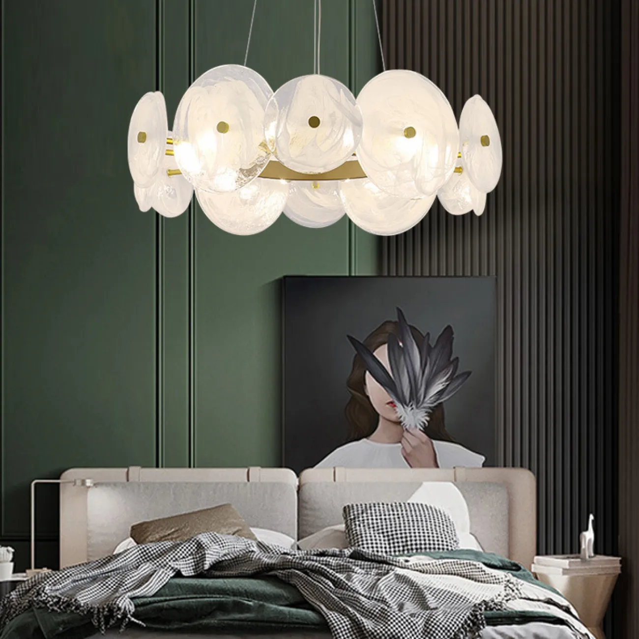 Подвесная люстра CLARA WHITE D80 от ImperiumLoft