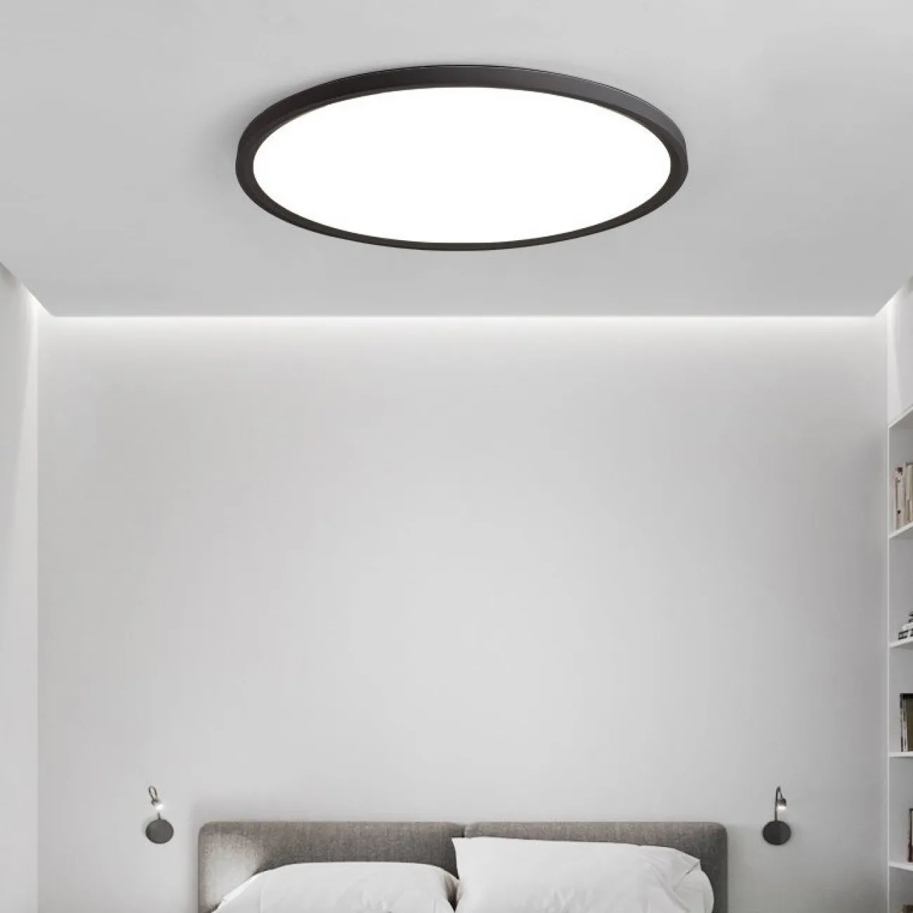 Потолочный светильник EXTRASLIM D40 Black от ImperiumLoft