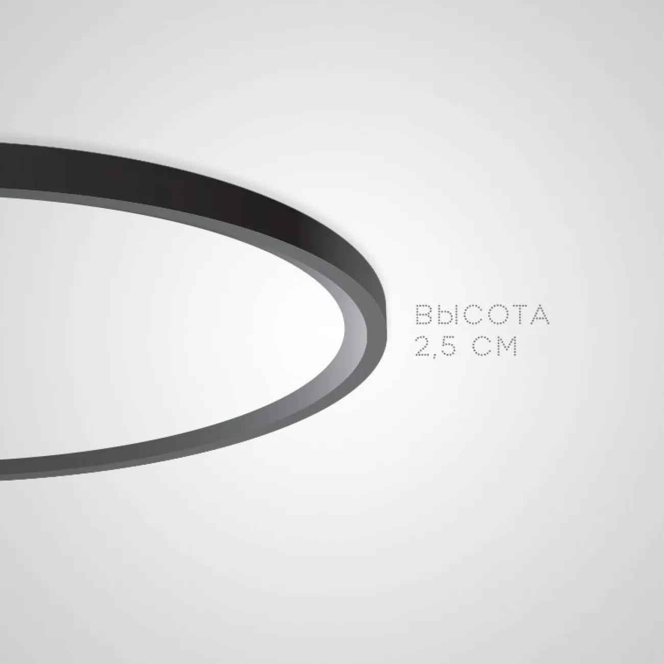 Потолочный светильник EXTRASLIM D40 Black от ImperiumLoft