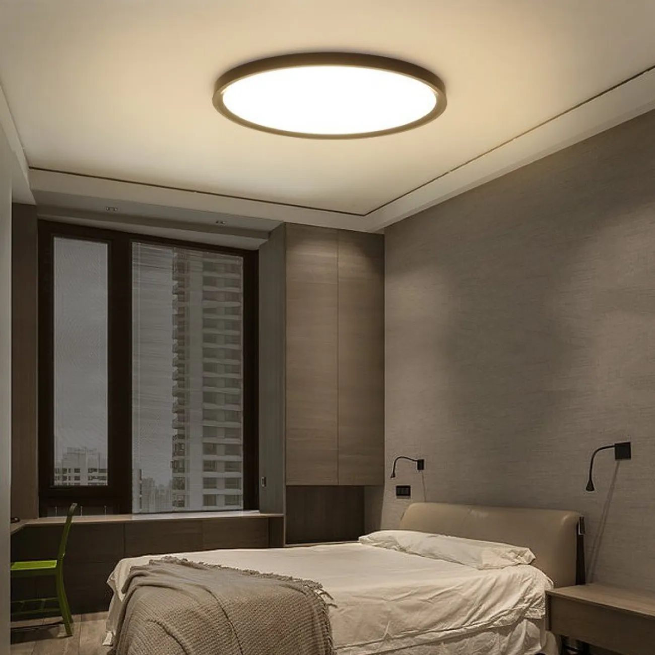 Потолочный светильник EXTRASLIM D40 Black от ImperiumLoft
