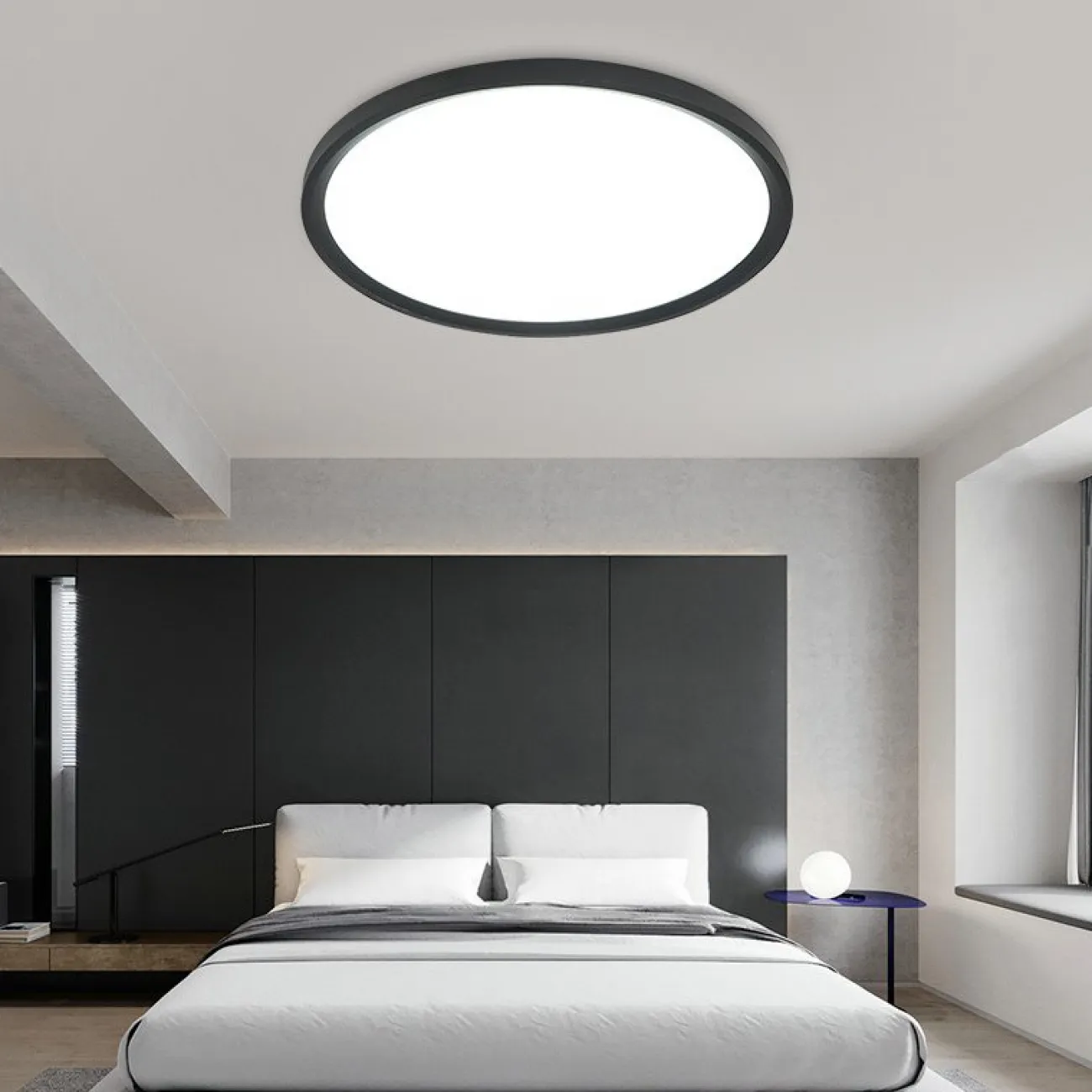 Потолочный светильник EXTRASLIM D40 Black от ImperiumLoft