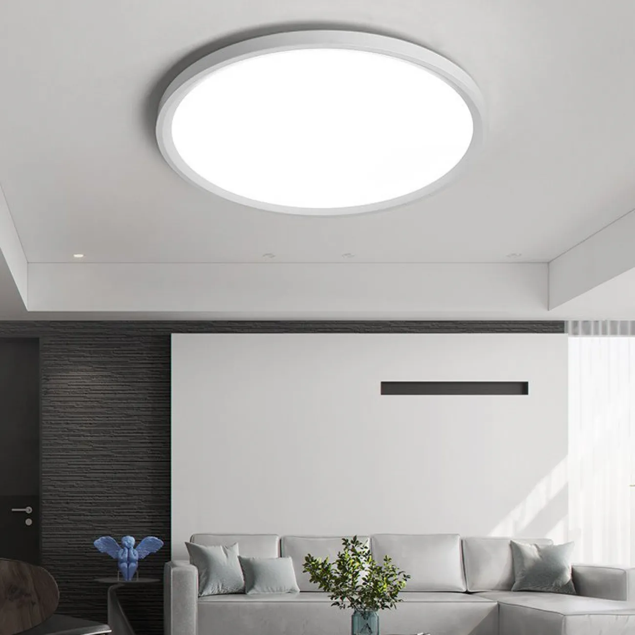Потолочный светильник EXTRASLIM D40 Black от ImperiumLoft