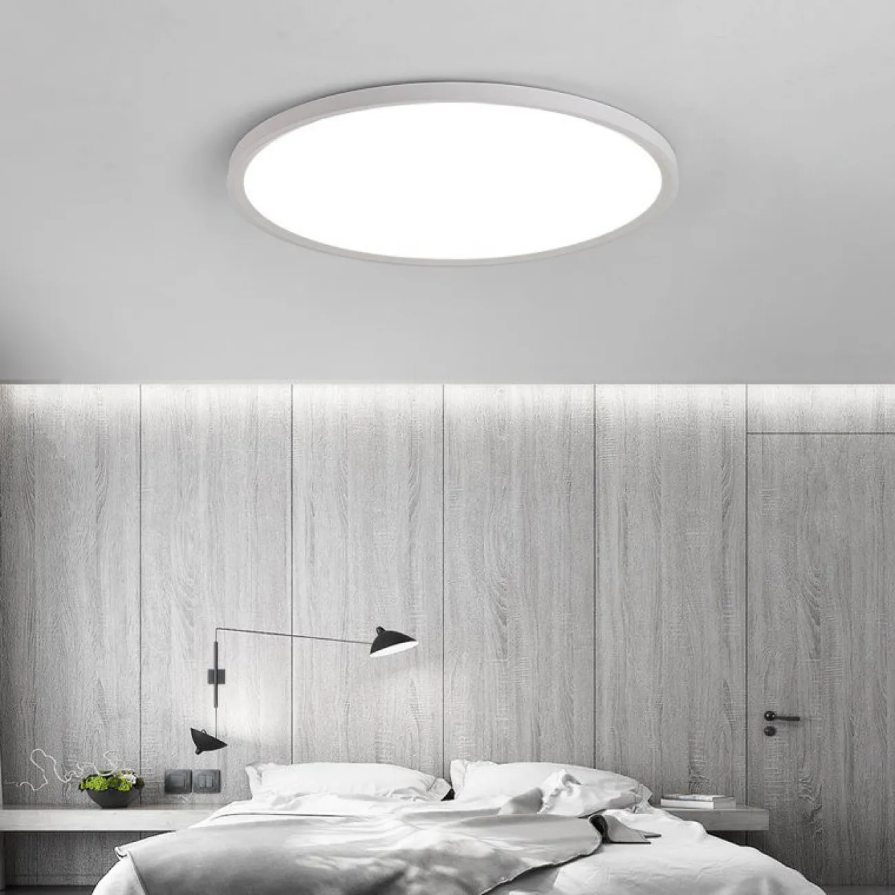Потолочный светильник EXTRASLIM D40 Black от ImperiumLoft
