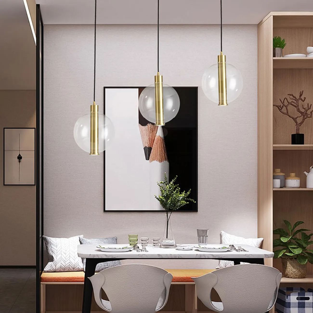 Подвесной светильник CENTER 3 Диск от ImperiumLoft