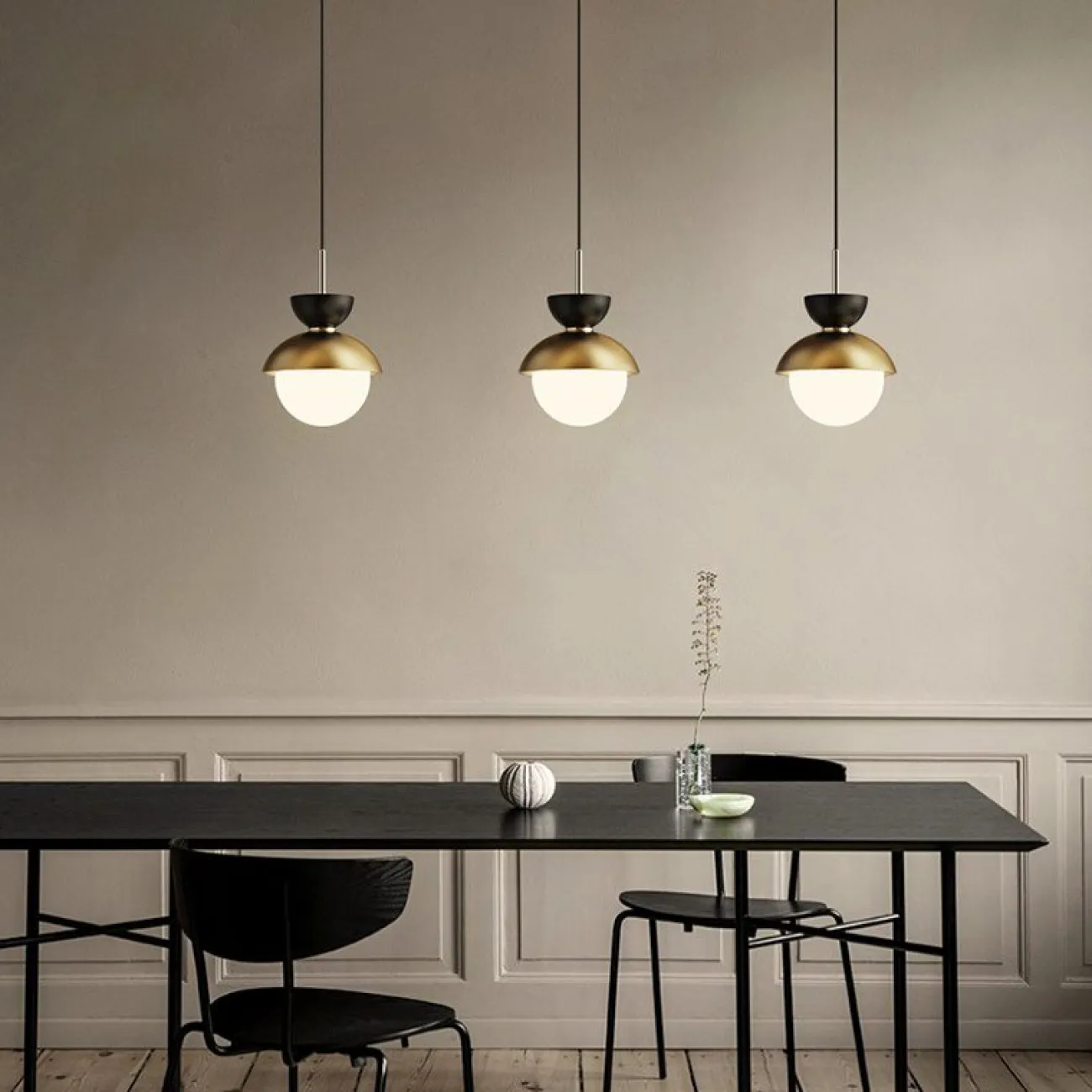 Подвесной светильник POMPON GOLD от ImperiumLoft