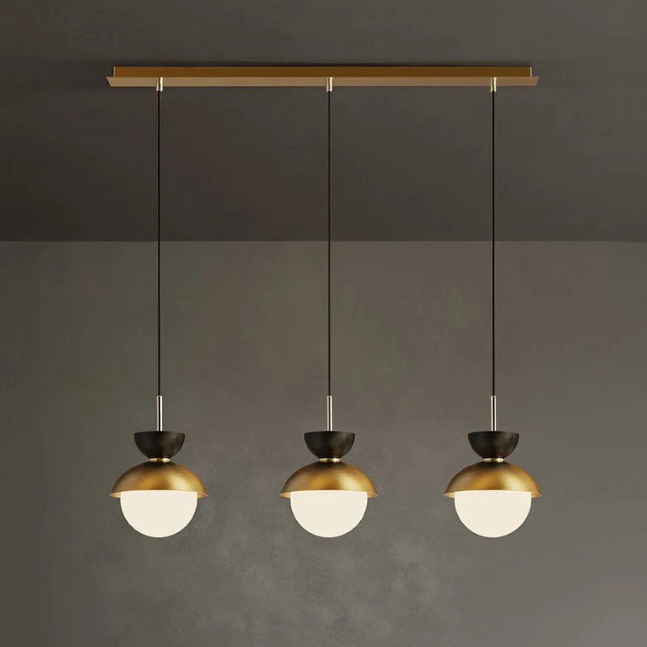 Подвесной светильник POMPON GOLD от ImperiumLoft