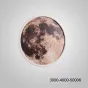 Настенный светодиодный светильник в форме диска с детальным изображением поверхности Луны COSMOS B Луна D30 Трехцветный свет